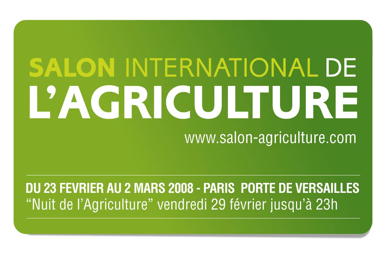 Salon de l’agriculture