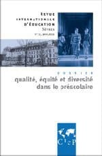 Qualité et diversité du préscolaire