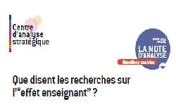 Le statut des enseignants menacé : Un rapport du CAS sur « l’effet enseignant » remet en question le statut des enseignants