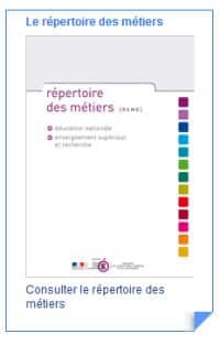 A la Une : Le ministère publie le répertoire des métiers