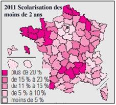 A la Une : Scolarisation des moins de 3 ans