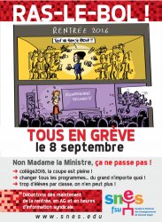 Secondaire : Le Snes prépare la grève le 8 septembre