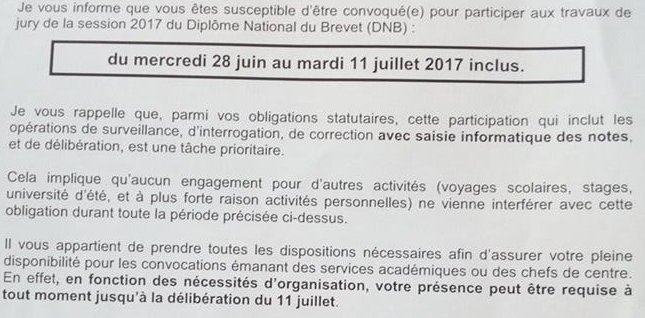 Brevet : Les profs mobilisés jusqu’au 11 juillet ?