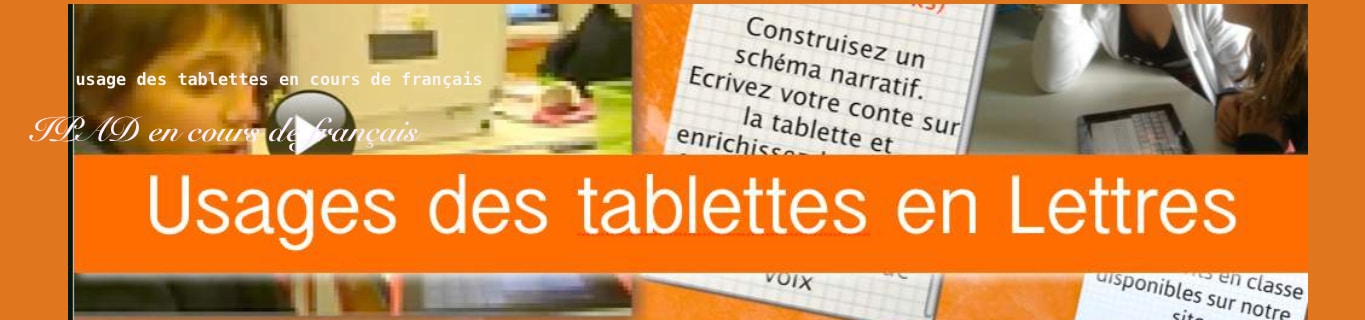 Que faire des tablettes en lettres ?