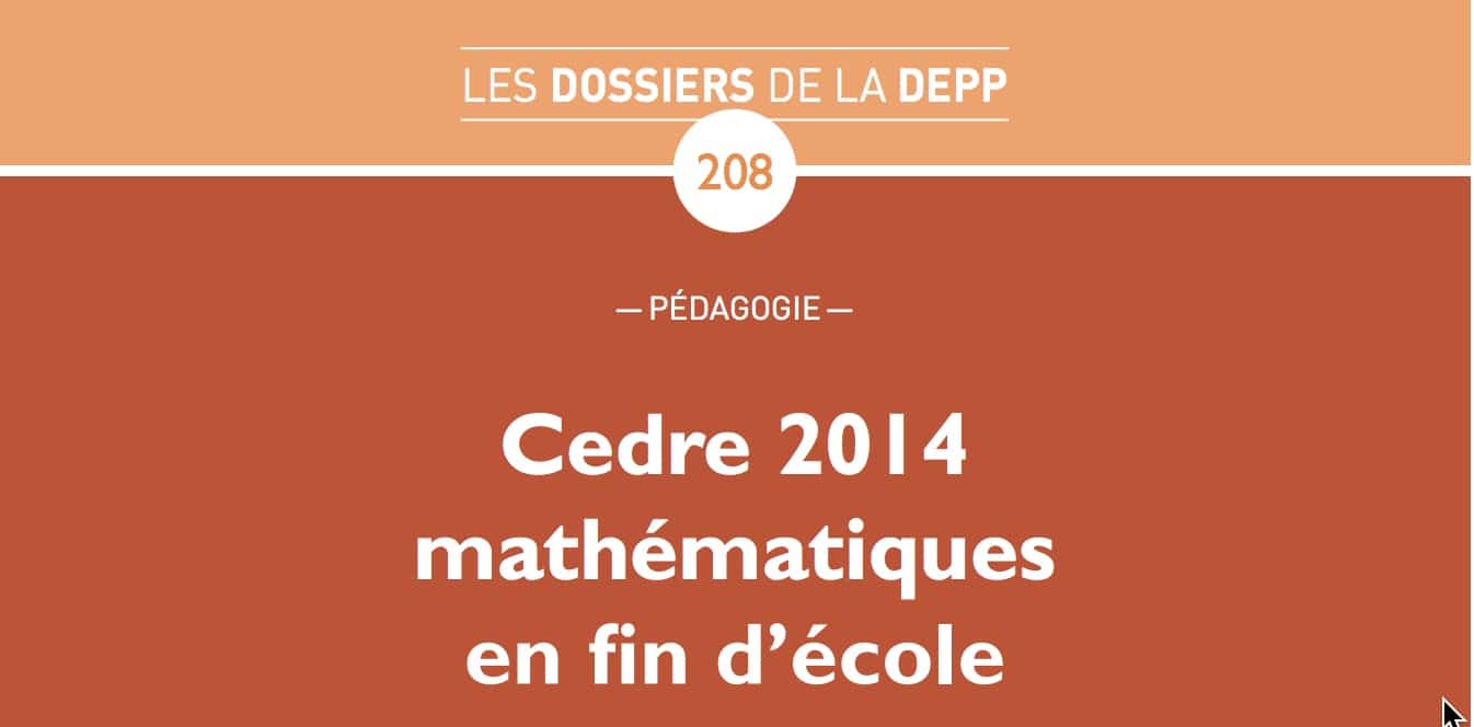 Maths à l’école et au collège : Les enquêtes CEDRE