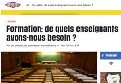 Formation des enseignants : Une tribune avant le projet Blanquer