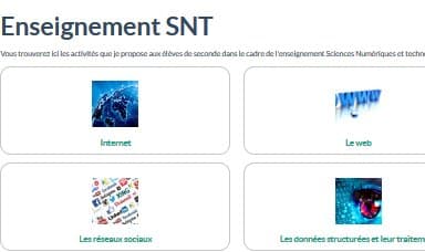 Des ressources pour le SNT