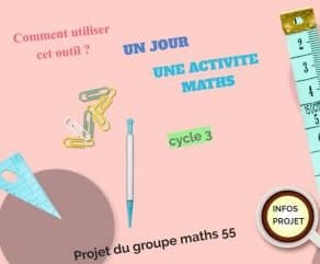 Maths : Un jour, une activité