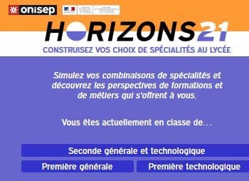 Horizons 21 pour l’orientation des lycéens