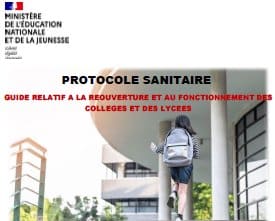 Protocoles sanitaires : Le ministère allège la sécurité sanitaire