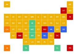 Rentrée émiettée aux Etats-Unis