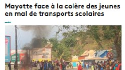 Mayotte : Blocages de routes