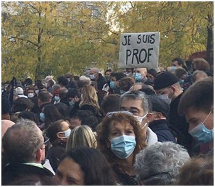 Manifestations dans toute la France en mémoire de Samuel Paty