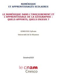 Géo : Numérique et enseignement de la géographie