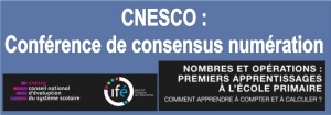 CNESCO : Conférence de consensus numération