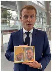 E Macron, S. Paty et les ARS