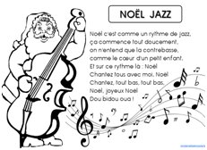 Des chants de Noël à colorier