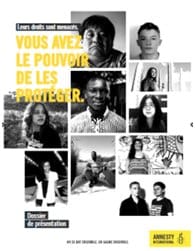 Amnesty lance une grande campagne de défense des droits humains