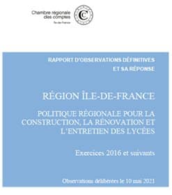 Présidentielle : Ile-de-France : La gestion solitaire de V. Pécresse