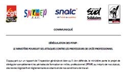 Professionnel : Des syndicats dénoncent la dérégulation des PFMP