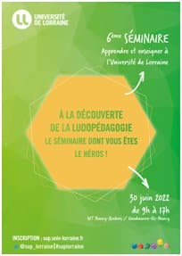 Un séminaire pour la ludopédagogie