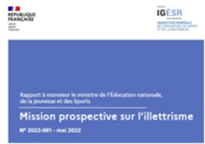 Illettrisme : Un rapport demande une vraie mobilisation de l’éducation nationale