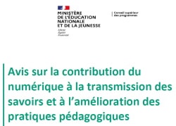 Le CSP émet un « avis » sur le numérique éducatif