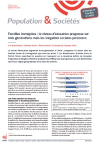 Le niveau d’éducation des familles immigrées progresse plus vite que leur ascension sociale