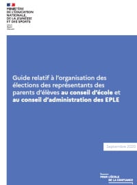 L’élection des représentants des parents les 7 ou 8 octobre