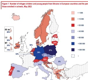 La France accueille peu d’élèves ukrainiens