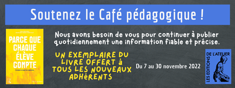 L'Expresso du 24 novembre 2022 - cafepedagogique.net