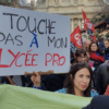 Voie professionnelle : Manifester dans l'attente