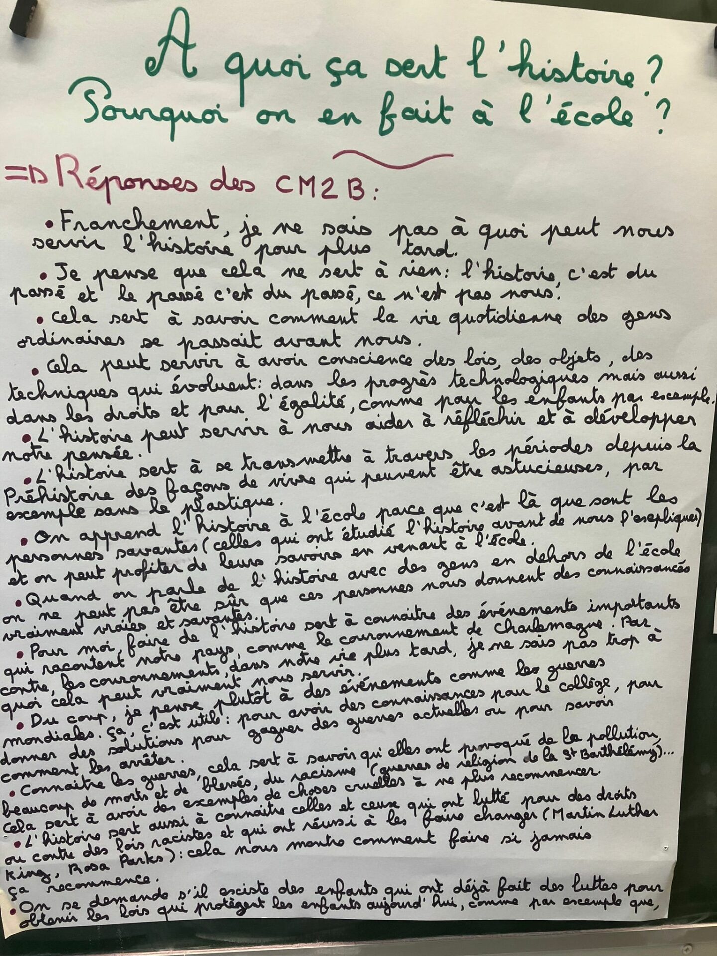 Faire de l’histoire à l’école : à quoi ça sert ?