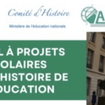 Appel à projets scolaires sur l’histoire de l’éducation