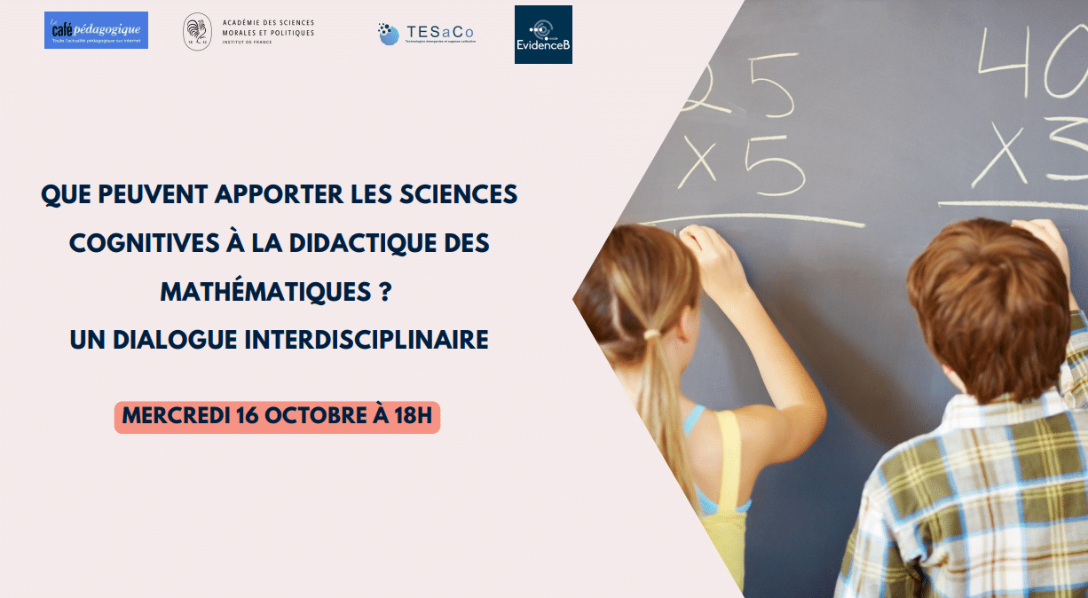 Conférence des terrains innovants : sciences cognitives et didactique des mathématiques