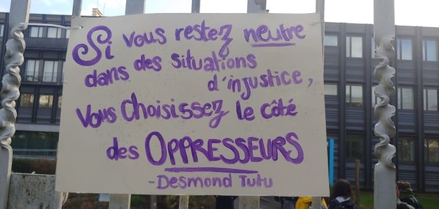 Refus de la banalisation du racisme : un lycée mobilisé à Rennes