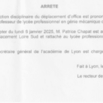 Un professeur muté d’office : un cas de répression syndicale dans l’académie de Lyon