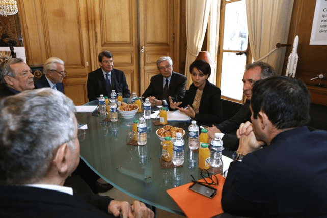 Janvier 2015 : réunions d’anciens ministres de l’Education nationale rue de Grenelle